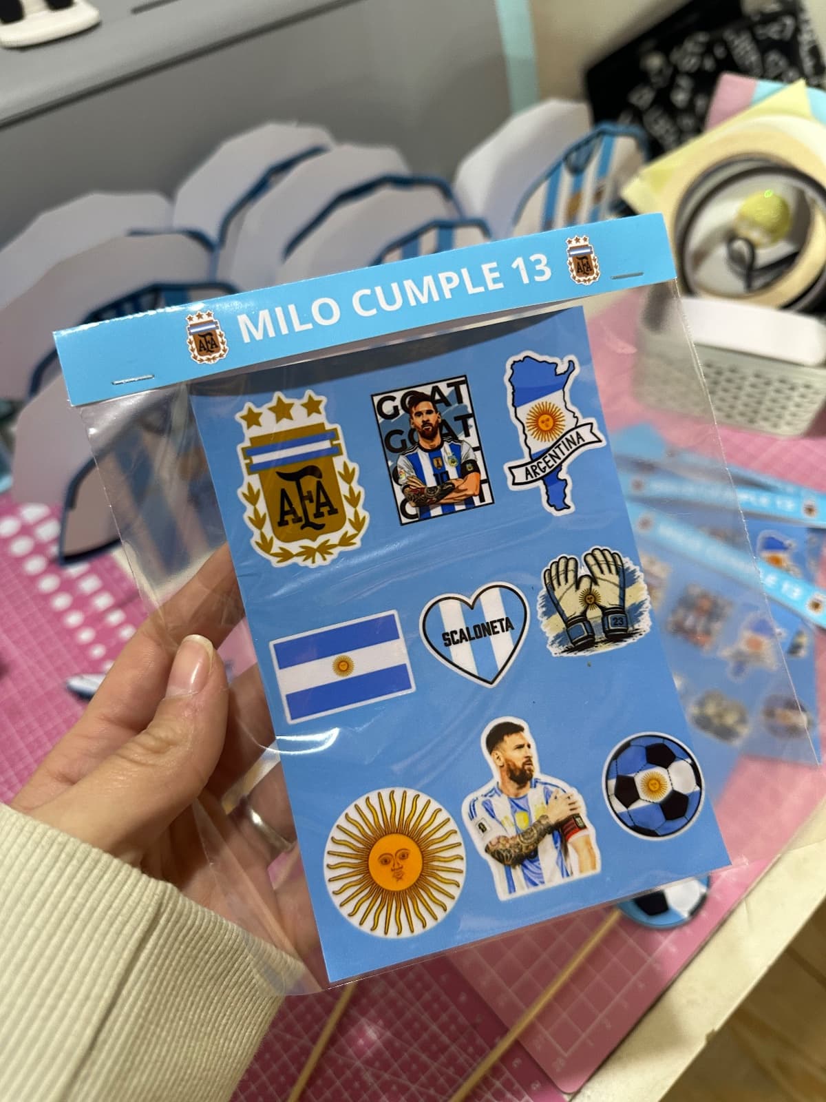 Planchitas de stickers